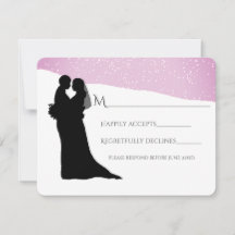 Paar auf einer schneebedeckten Winterhochzeit