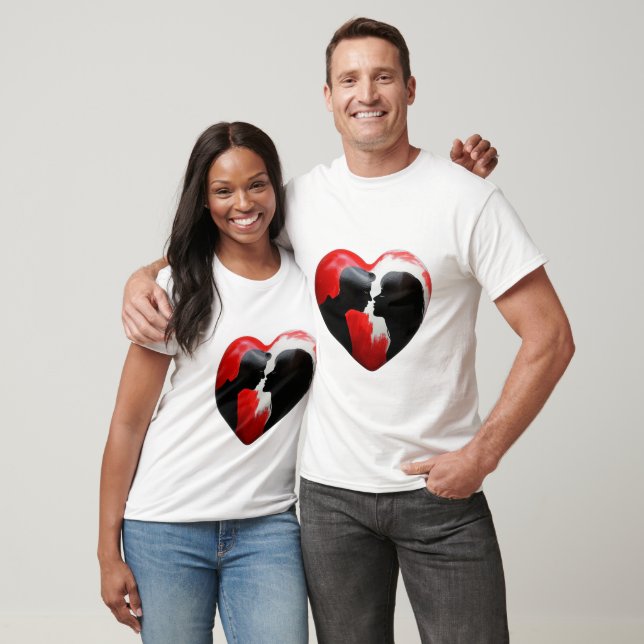 Paar auf Liebe T-Shirt (Unisex)