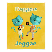 Paar blaue Reggae Katzen