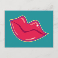 Paar der Kirschroten Lippen