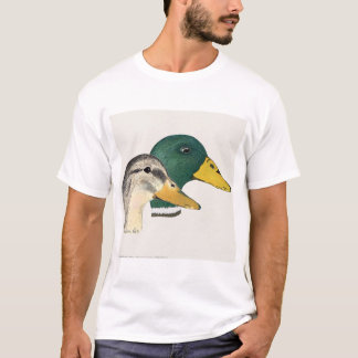 Paar der Stockente duckt sich (Drake und Henne) T-Shirt