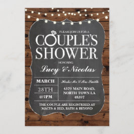 Paar Duschkabine Saitenleuchten laden ein Einladung