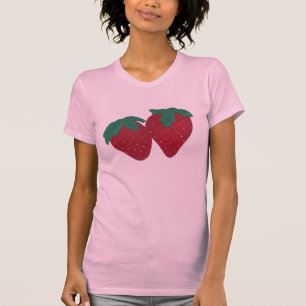 Paar Erdbeeren Erdbeeren Shirts zum Malen