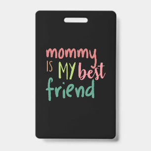 Paar-Geschenk Mami ist meine beste Freundin Ausweis