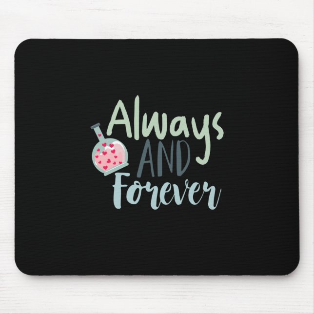 Paar Geschenke immer und für immer Mousepad (Vorne)