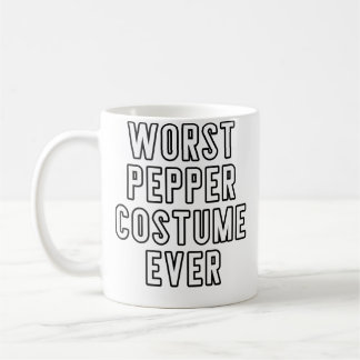 Paar-Halloween-Schlimmster-Pfeffer-aller-Zeiten Kaffeetasse