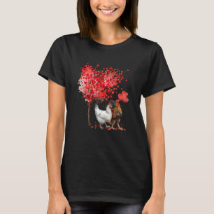 Paar Hühner Valentinstag Drei Bäume Und Raini T-Shirt