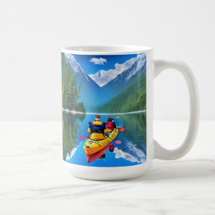 Paar in Kayak   Kayaking Themed Kaffeetasse