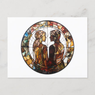 Paar in Liebe Postkarte