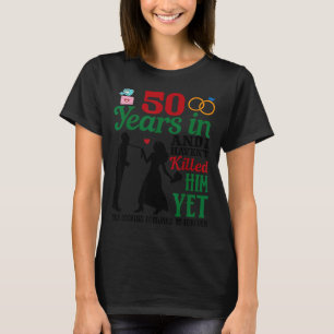 Paar Jubiläum 50 Jahre zusammen schauend T-Shirt