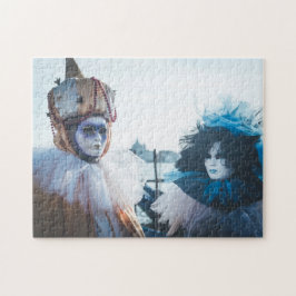 Paar Karneval-Masken in Venedig, Italien Puzzle