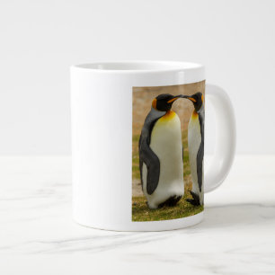 Paar Königspinguine, Falklandinseln Jumbo-Tasse