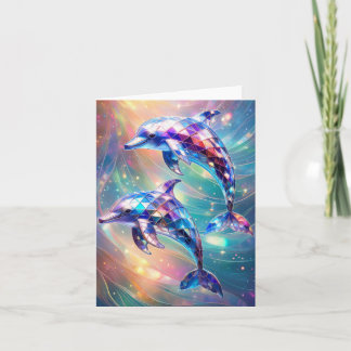 Paar Kristalldelfine Karte
