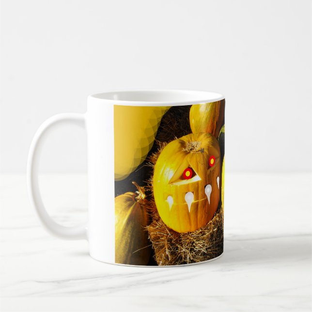 Paar Kürbiskunst Kaffeetasse (Links)