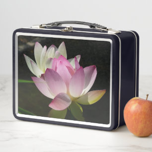 Paar Lotusblumen II Metall Lunch Box