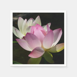 Paar Lotusblumen II Serviette