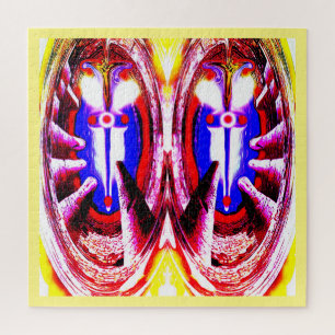 Paar mystischer Schwerter Puzzle