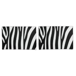 Paar Pillowcases - Zebra Print Kissenbezug