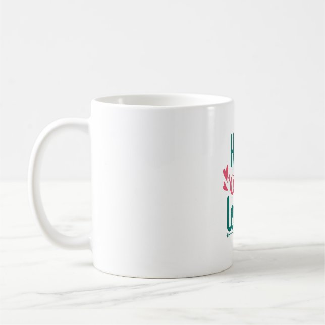 Paar Schenkelhalter und Liebe Kaffeetasse (Links)