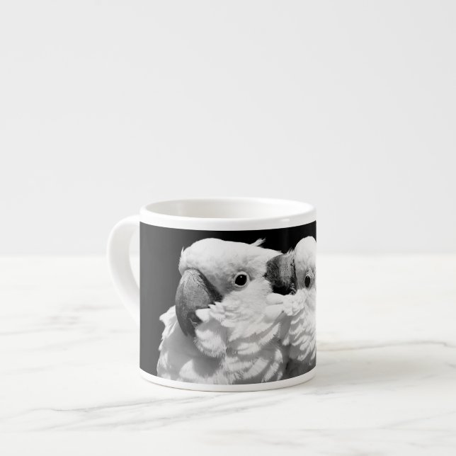 Paar Schirmköpfe Espressotasse (Vorderseite Links)