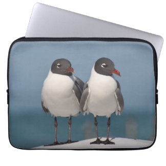 Paar schwarz gehauchter Golle Laptopschutzhülle
