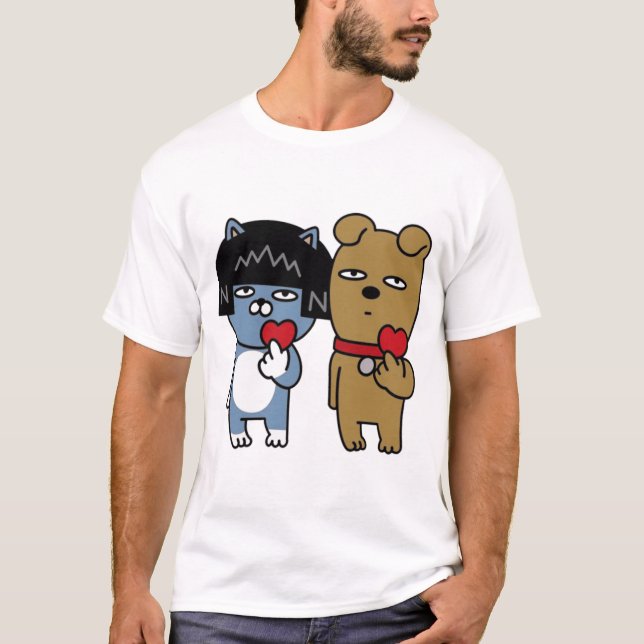 Paar T-Shirt - Frodo & Neo (Vorderseite)