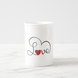 Paar-Tasse Prozellantasse