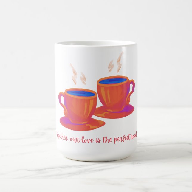 Paar Tasse, Valentinstag Geschenk Kaffeetasse (Mittel)