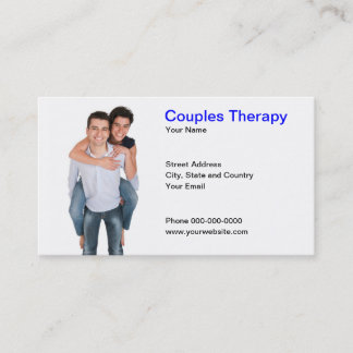 Paar-Therapie-Visitenkarte Visitenkarte
