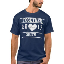Paar "Together Since." T-Shirt