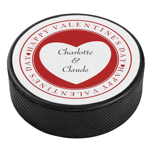 Paar-Valentinsgruß-Eis-Hockey-Puck Eishockey Puck (3/4)