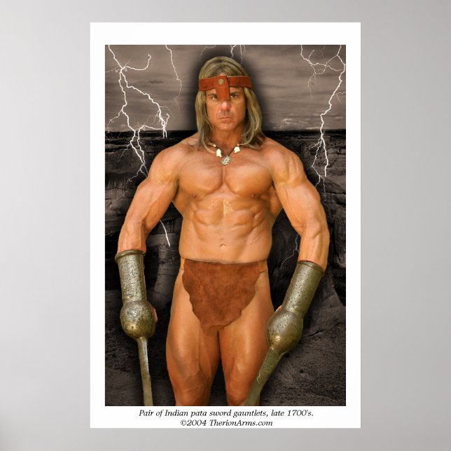 Paar von Pata-Schwertschwertschwertschnupfen - Pla Poster (Vorne)