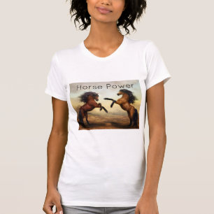 Paar wilder Pferde T-Shirt