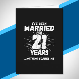 Paare 21 Jahre verheiratet Lustig 21. Hochzeitstag Karte