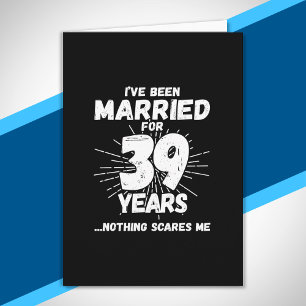 Paare 39 Jahre verheiratet Lustiger 39. Hochzeitst Karte