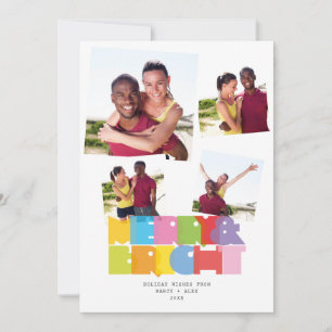 Paare 4 Foto Collage frohe und helle Weihnachten