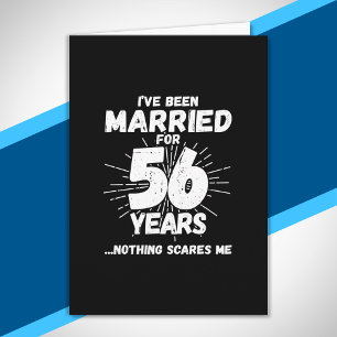 Paare 56 Jahre verheiratet Lustiger 56. Hochzeitst Karte