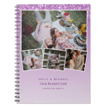 Paare BUCKET LIST Foto Collage Newlywed Journal