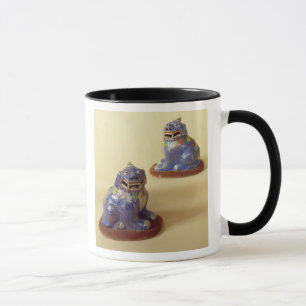 Paare der chinesischen Cloisonnehunde, 18. Tasse
