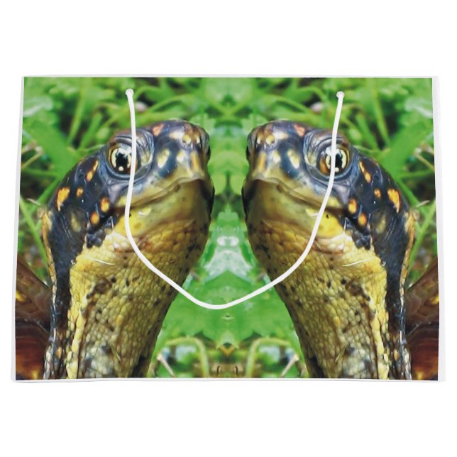 Paare der Dosenschildkröte-Freund-Geschenk-Tasche Große Geschenktüte (Vorderseite)
