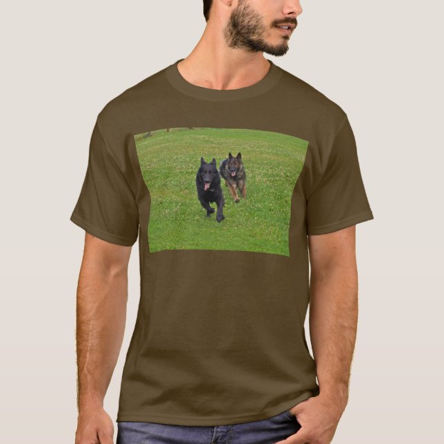 Paare der Schäferhunde T-Shirt (Vorderseite)