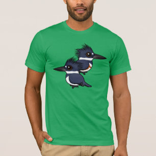 Paare des umgeschnallten Eisvogels T-Shirt