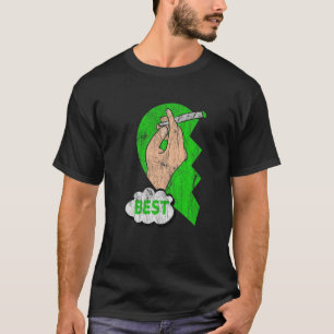 Paare, die Best Buds Weed Funny Joint Stoner treff T-Shirt