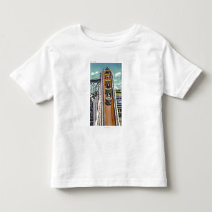Paare, die die Fliegen-Drehungs-Fahrt Kleinkind T-shirt