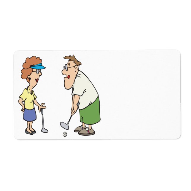 Paare, die gemeinsam Golf spielen, Bleibe zusammen (Vorne)