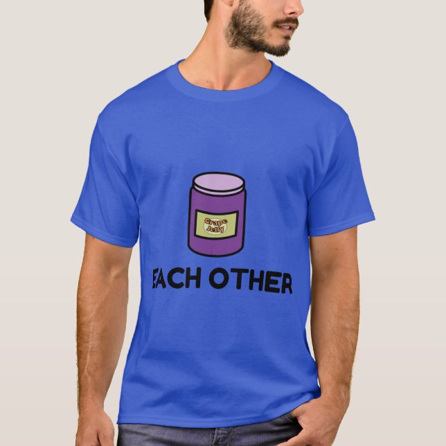 Paare Erdnussbutter und Jelly Match T-Shirt (Vorderseite)