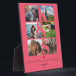 Paare Foto Liebe Initialen Personalisiert Fotoplatte<br><div class="desc">Paare Foto Liebe Initialen Personalisiert</div>