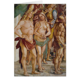 Paare gekrönt durch einen Engel, Detail