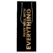 PAARE GUT MIT ALLEM Text Gold Foil on Black