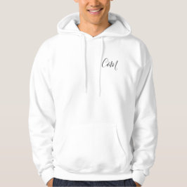 Paare Hoodie mit Initialen